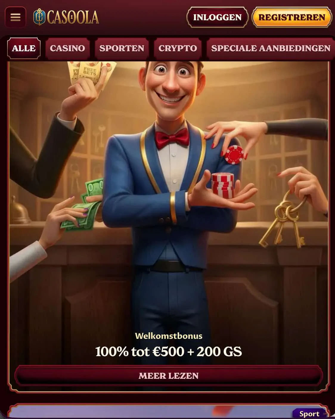 Casoola casino bonus